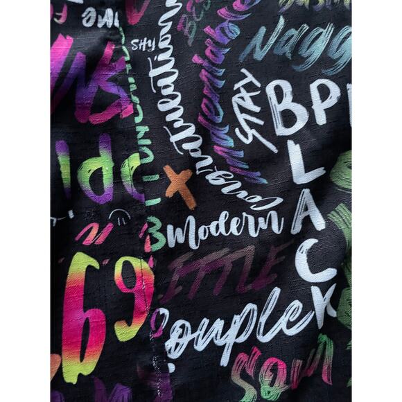 L'ATISTE Womens/Teen Coveralls Graphic Graffiti Print Size Small Mixed Media - Picture 8 of 9